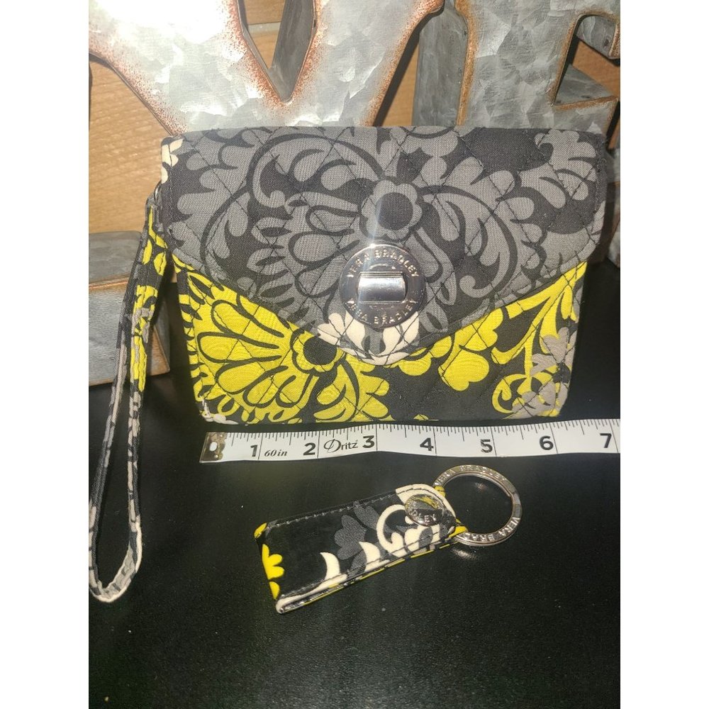Vera Bradley Baroque Wristlet and Keychain Lot